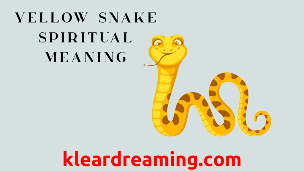 Yellow Snake Spiritual Meaning