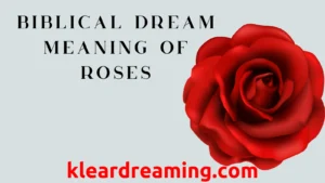Biblical Dream Meaning of Roses