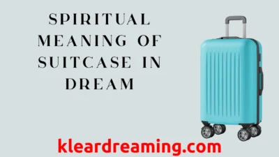 Spiritual Meaning of Suitcase in Dream