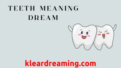 Teeth Meaning Dream