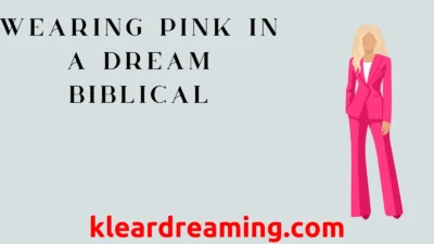 Wearing Pink in a Dream Biblical