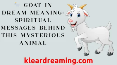 Goat in Dream Meaning