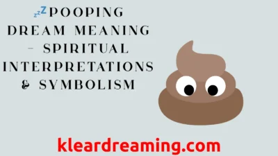 Pooping Dream Meaning