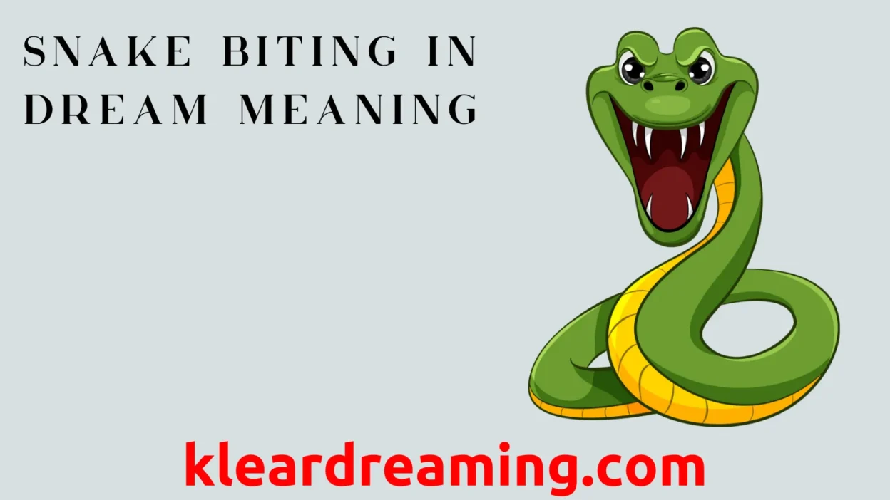 Snake Biting in Dream Meaning