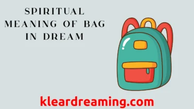 Spiritual Meaning of Bag in Dream