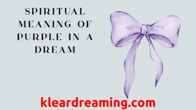 Spiritual Meaning of Purple in a Dream