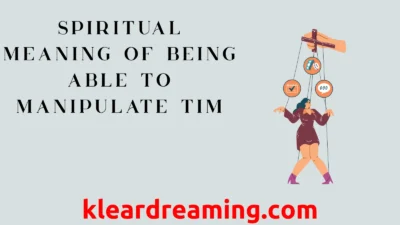Spiritual Meaning of Being Able to Manipulate Time