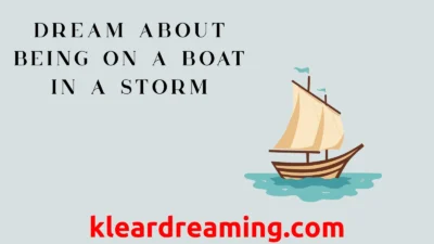 Dream About Being on a Boat in a Storm