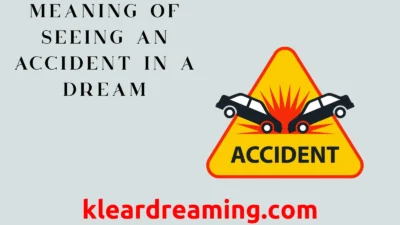 Meaning of Seeing an Accident in a Dream