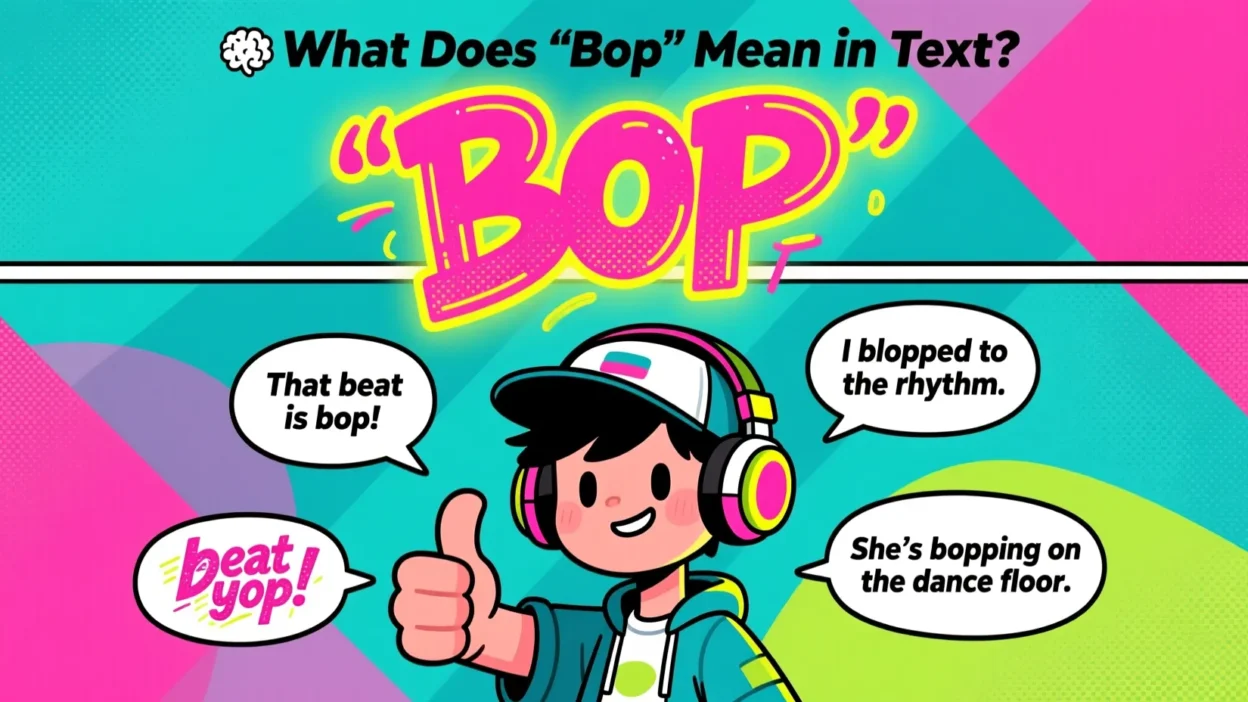 What Does “Bop” Mean in Text?