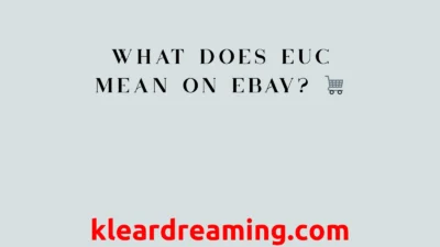 What Does EUC Mean on eBay