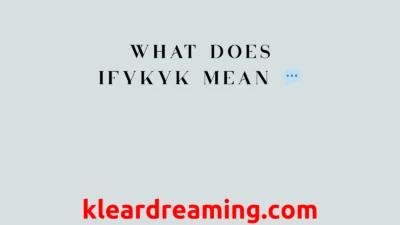 What does Ifykyk mean