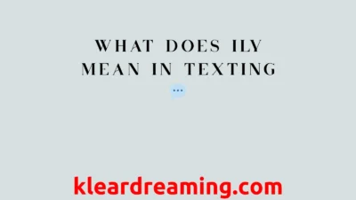 What does Ily mean in texting