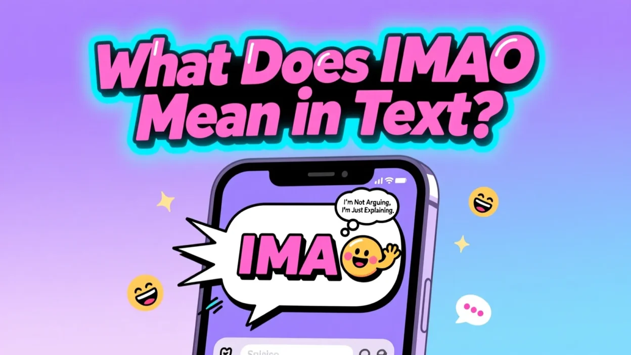What Does IMAO Mean in Text