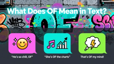 What Does OF Mean in Text