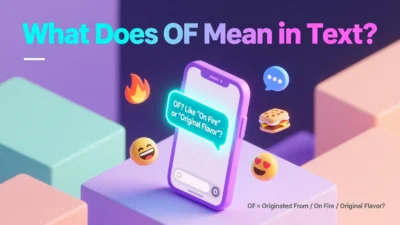 What Does OF Mean in Text
