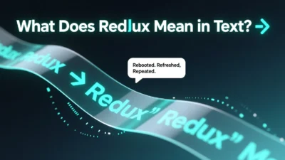 What Does Redux Mean in Text