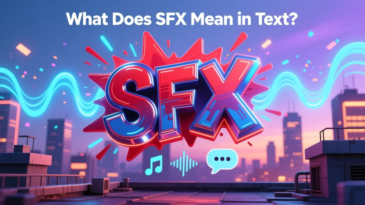 What Does SFX Mean in Text