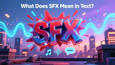 What Does SFX Mean in Text