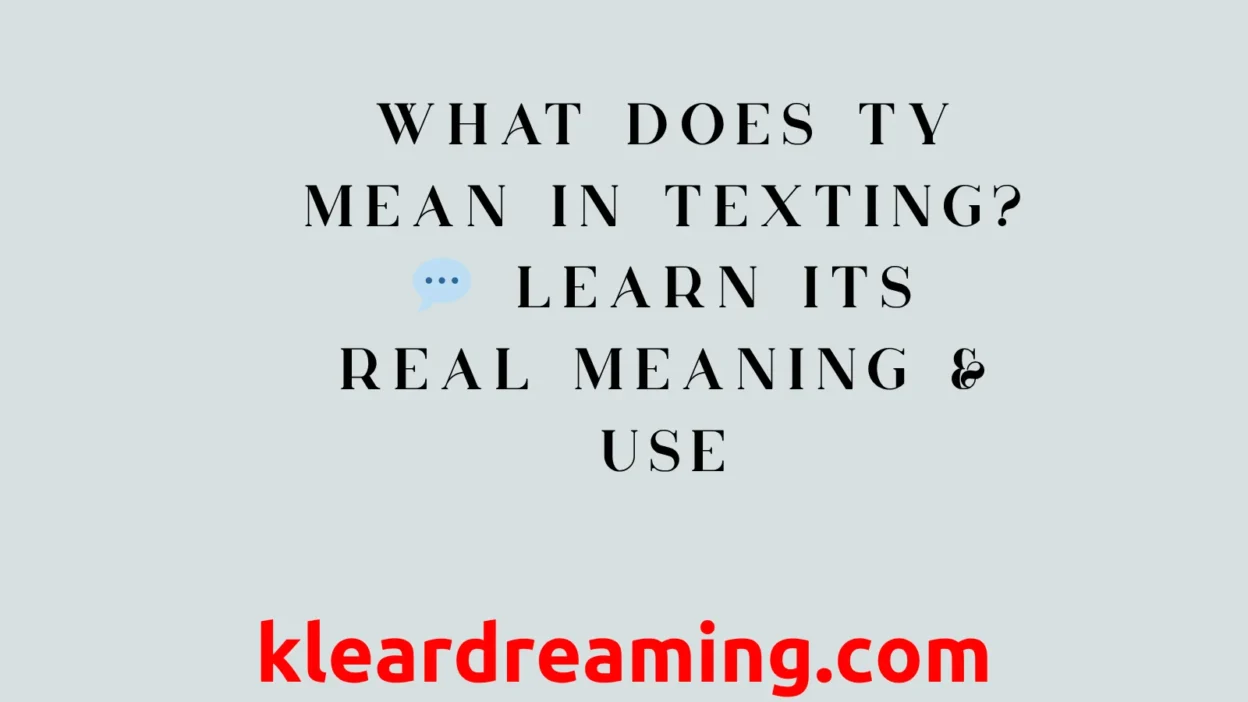 What Does TY Mean in Texting