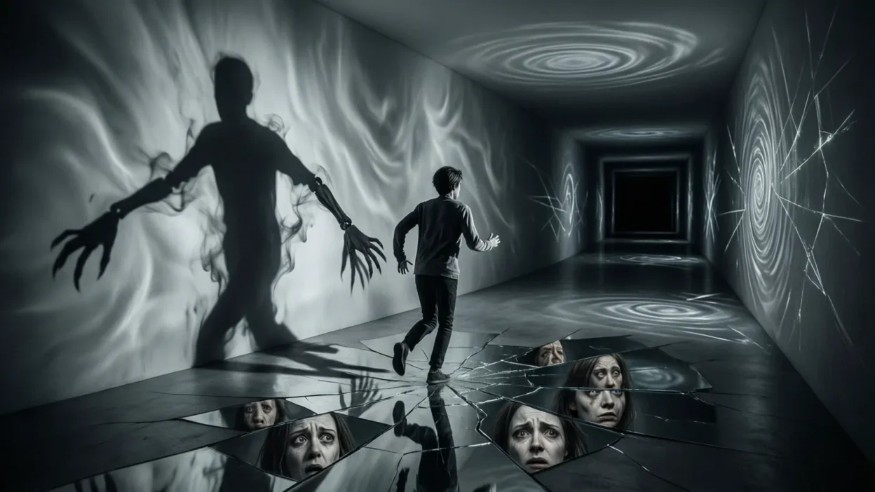 Being Chased by Your Own Shadow in a Dream