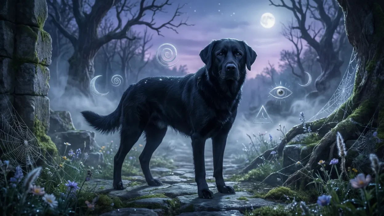 Spiritual Meaning of Seeing a Black Dog in a Dream