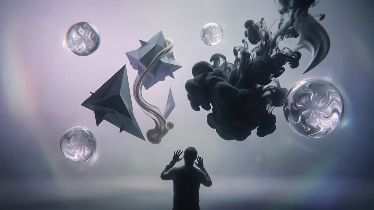 Being Chased by Abstract Shapes in a Dream