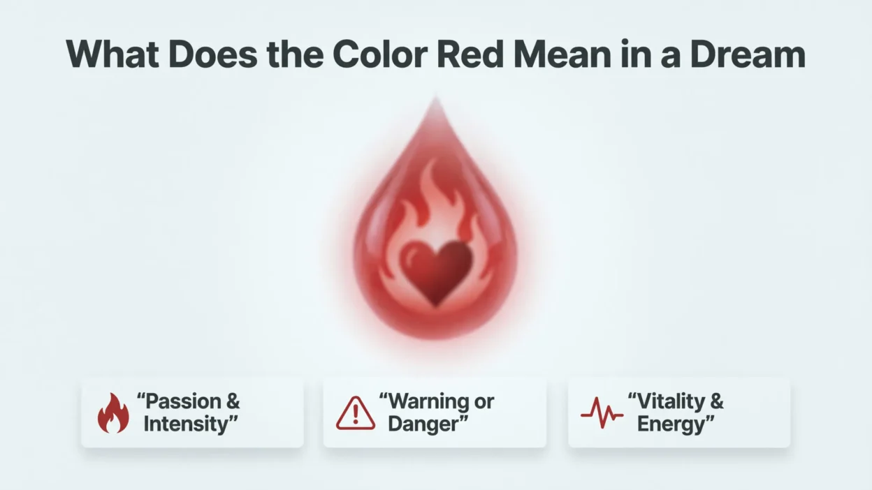 What Does the Color Red Mean in a Dream